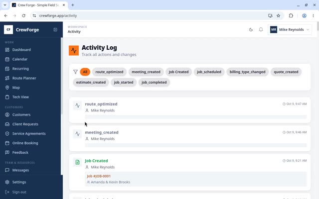 Activity Log training video preview