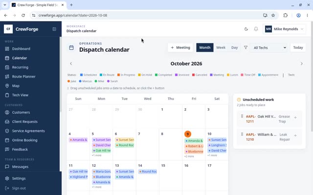 Dispatch Calendar training video preview