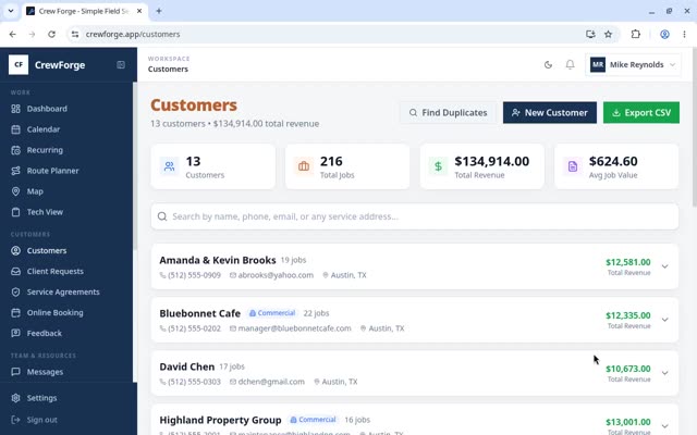 Customers training video preview